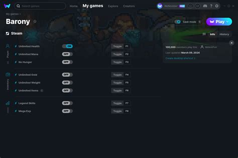 barony trainer|Barony Cheats and Trainer for Steam .